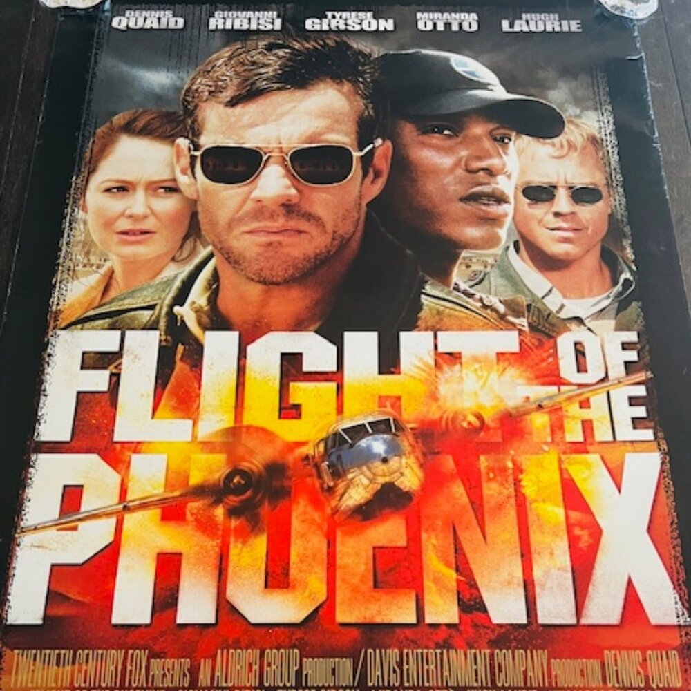 Movie Theater Poster Lobby Card Wall Vtg 2004 Flight of the Phoenix Dennis Quaid